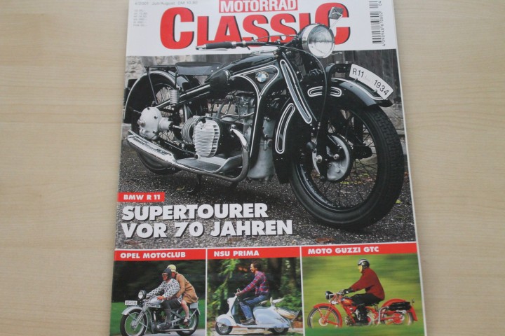 Deckblatt Motorrad Classic (04/2001)
